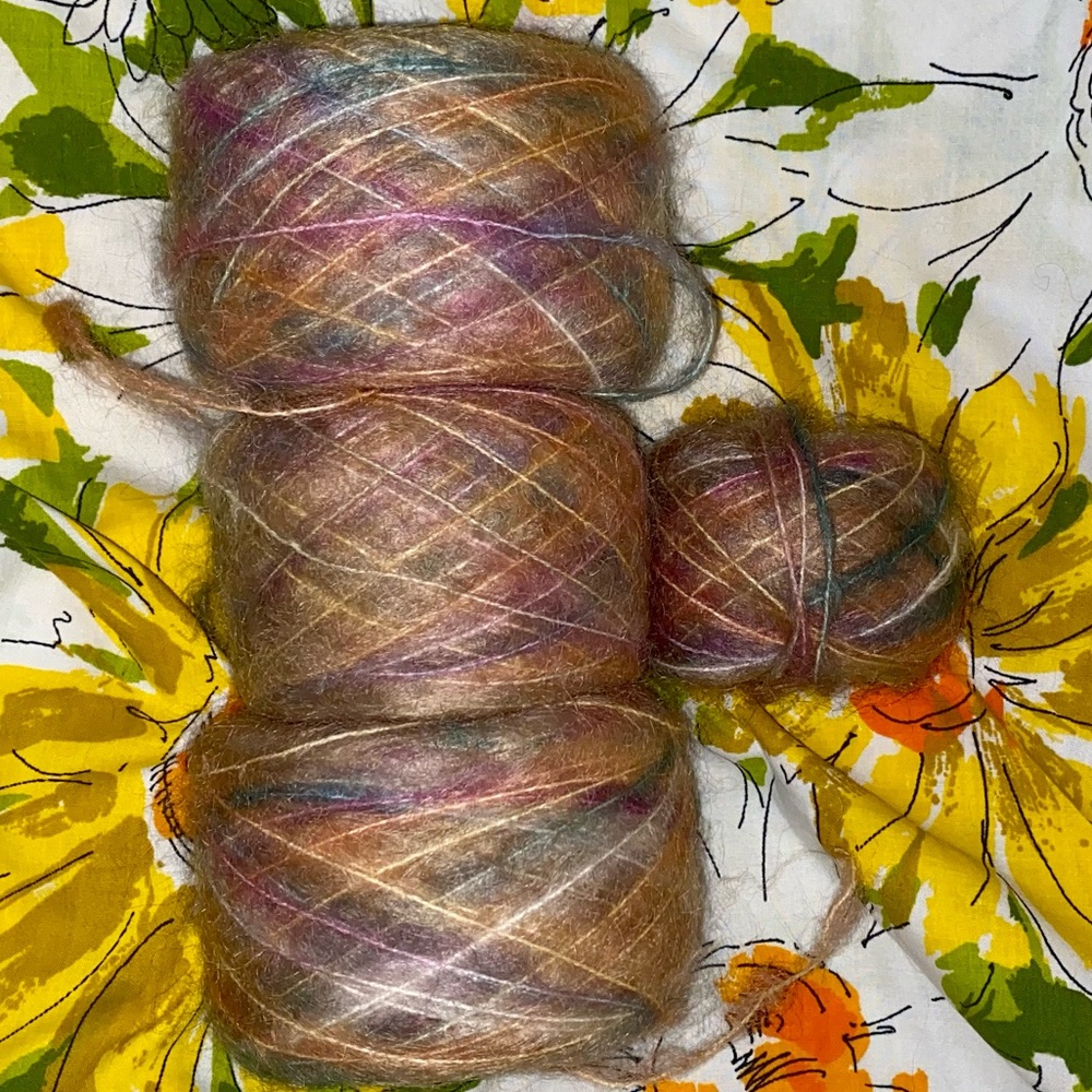 Premium Mohair Yarn - 3.5 skein bundle
